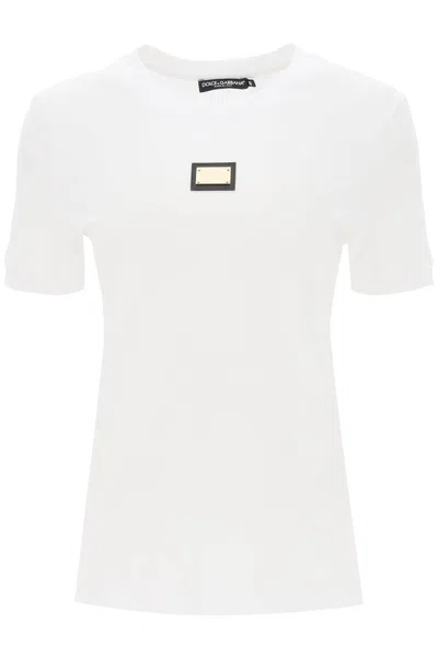 Dolce & Gabbana White Cotton T-shirt For Women