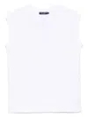 Dolce & Gabbana White Cotton T-shirt With Embroidered Logo Dolce E Gabbana In White