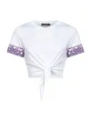 Dolce & Gabbana Cotton T-shirt With Logo Application In White