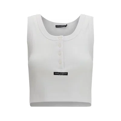 Dolce & Gabbana White Cotton T-shirt