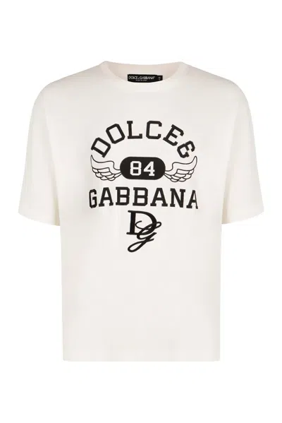 Dolce & Gabbana Cotton T-shirt In White