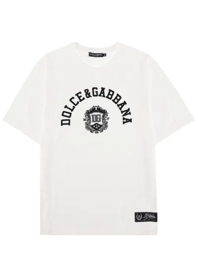Dolce & Gabbana White Cotton T-shirt