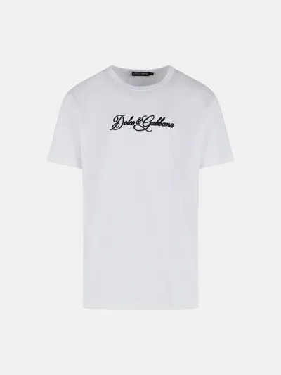 Dolce & Gabbana White Cotton T-shirt