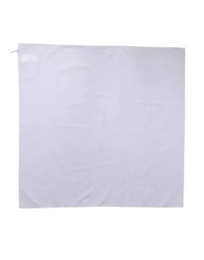 Dolce & Gabbana White Cotton Wrap Square Shawl Stole 71cm X 70cm  Women's Scarf