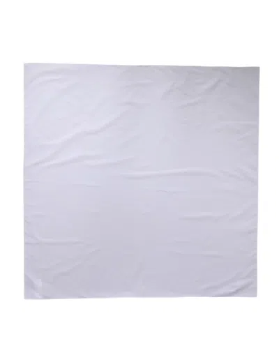 Dolce & Gabbana White Cotton Wrap Square Shawl Stole 91cm X 90cm  Women's Scarf