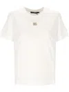 Dolce & Gabbana White Crew Neck Short Sleeve T Shirt