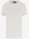 Dolce & Gabbana Logo-embossed Cotton T-shirt In White