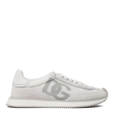 Dolce & Gabbana White Cushion Sneakers