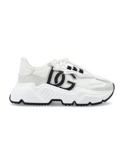 DOLCE & GABBANA WHITE DAYMASTER LOGO SNEAKERS