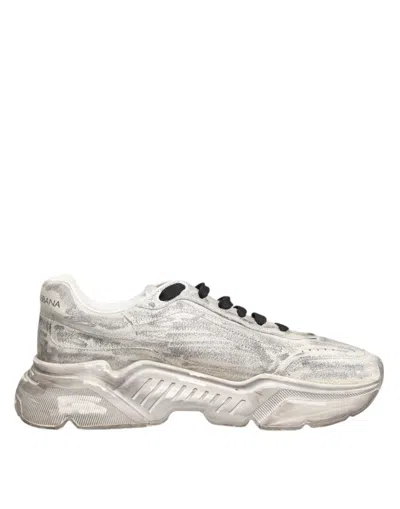 Pre-owned Dolce & Gabbana White Daymaster Low Top Men Sneakers Men's Shoes ()