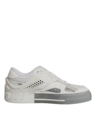 DOLCE & GABBANA WHITE DG LOGO CUSTOM 2.ZERO SNEAKERS SHOES