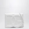 Dolce & Gabbana Logo-embossed Leather Shoulder Bag In White