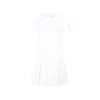Dolce & Gabbana White Dress For Girl With Logo In White