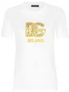 Dolce & Gabbana Patch Logo T-shirt In White