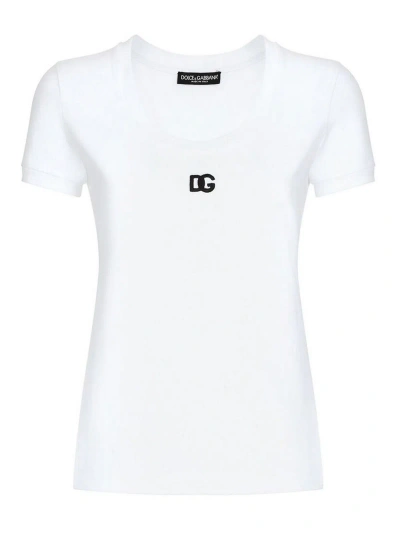 DOLCE & GABBANA CAMISETA - BLANCO