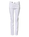 Dolce & Gabbana White Grace Mid Waisted Skinny Denim Jeans