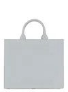 Dolce & Gabbana White Handbag With Tonal Dg Detail In Smooth Leather Woman In White