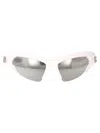 Dolce & Gabbana White Injected Sunglasses In Neutral