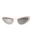Dolce & Gabbana White Injected Sunglasses In Neutral