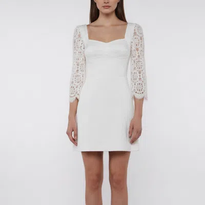Pre-owned Dolce & Gabbana White Jacquard Bustier Short Dress S