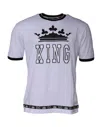 Dolce & Gabbana White Jersey Crew Neck Short Sleeves T-shirt
