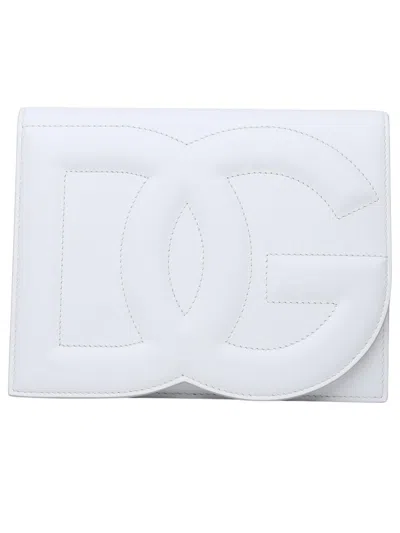 Dolce & Gabbana White Leather Bag