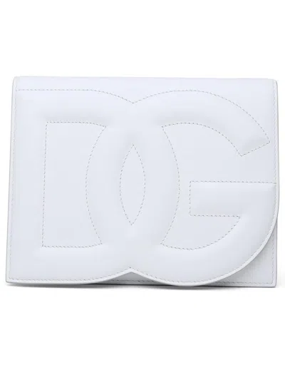 Dolce & Gabbana White Leather Bag