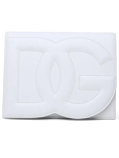 DOLCE & GABBANA DOLCE & GABBANA WHITE LEATHER BAG
