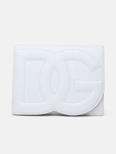 Dolce & Gabbana White Leather Bag