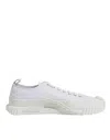 Dolce & Gabbana White Leather Logo Low Top Ns1 Sneakers Shoes