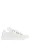 Dolce & Gabbana Engraved Logo Low-top Lace-up Sneakers In White