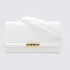Dolce & Gabbana Marlene Grained Leather Clutch Bag In White