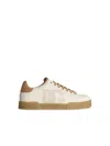 DOLCE & GABBANA WHITE LEATHER SNEAKERS