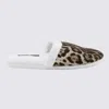 Dolce & Gabbana Leopard-print Terry Slippers In Leopardo