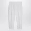 Dolce & Gabbana Linen Cropped Tailored Pants In White