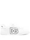 Dolce & Gabbana Canvas Sneakers With Round Toe And Rubber Sole In White