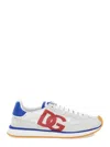 Dolce & Gabbana 'aria' Multicolor Running Sneakers With Logo Detail In White