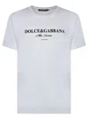 Dolce & Gabbana Men Logoed T-shirt In White