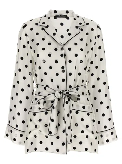 DOLCE & GABBANA BLACKWHITE MAMBO SHIRT