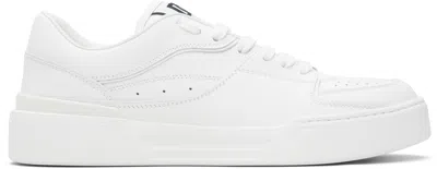 Dolce & Gabbana White New Roma Sneakers