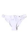 Dolce & Gabbana White Nylon Beachwear Bikini Bottom Women's Swimwear In White