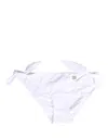 Dolce & Gabbana Nylon Bikini Bottom In White