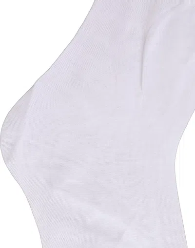 Dolce & Gabbana .white Nylon Logo Calf Long Women Accessory Socks