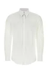 Dolce & Gabbana White Stretch Poplin Shirt In White