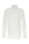 Dolce & Gabbana White Regular Solid Shirt In White