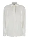 Dolce & Gabbana White Shirt With Pussy-bow Collar In Silk Woman In White