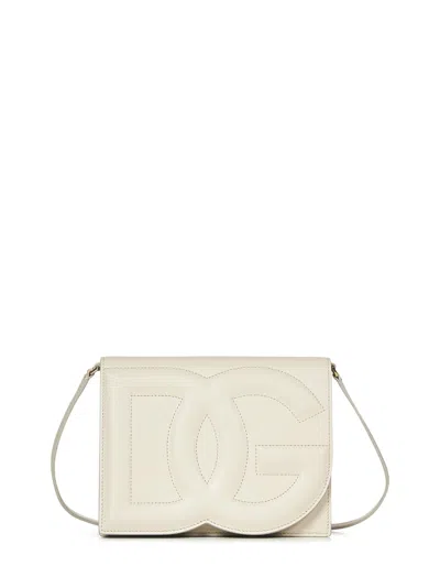 Dolce & Gabbana Dg Logo Bag Shoulder Bag In White
