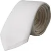 Dolce & Gabbana Off White Silk Patterned Narrow Mens Necktie Tie In White