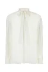 Dolce & Gabbana White Silk Shirt In White