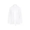 Dolce & Gabbana White Silk Shirt In Neutral
